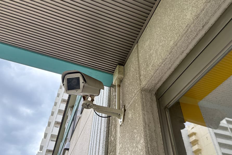 防犯カメラの写真