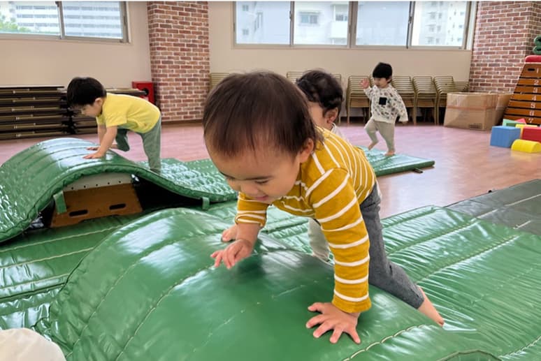 運動遊びの写真